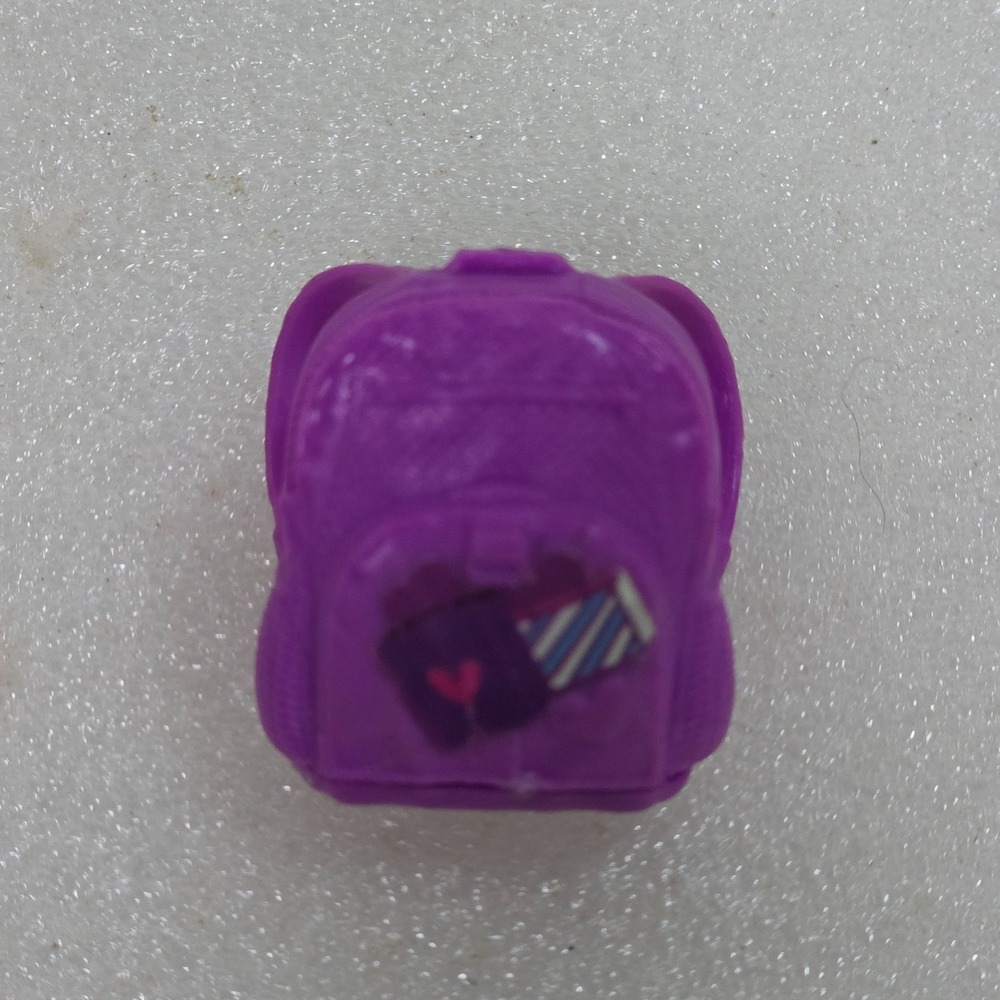 Mattel Barbie Chelsea Backpack Mini Bag Purple Doll Accessory Toy 1"